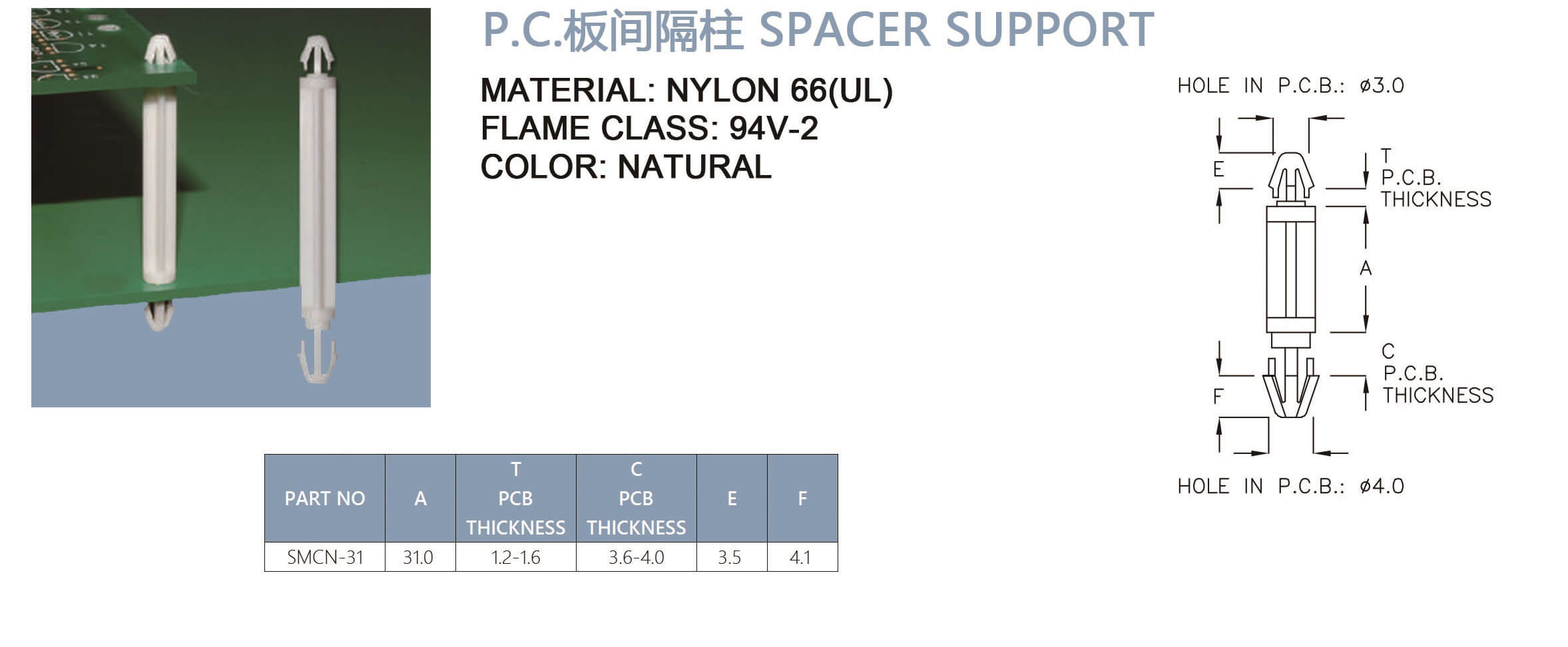 PCB Standoff SMCN-31